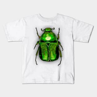 Bugs-15 Rose Chafer Kids T-Shirt